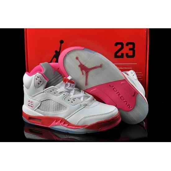 Air Jordan 5 V Shoes 2013 Womens DMP Edition White Pink